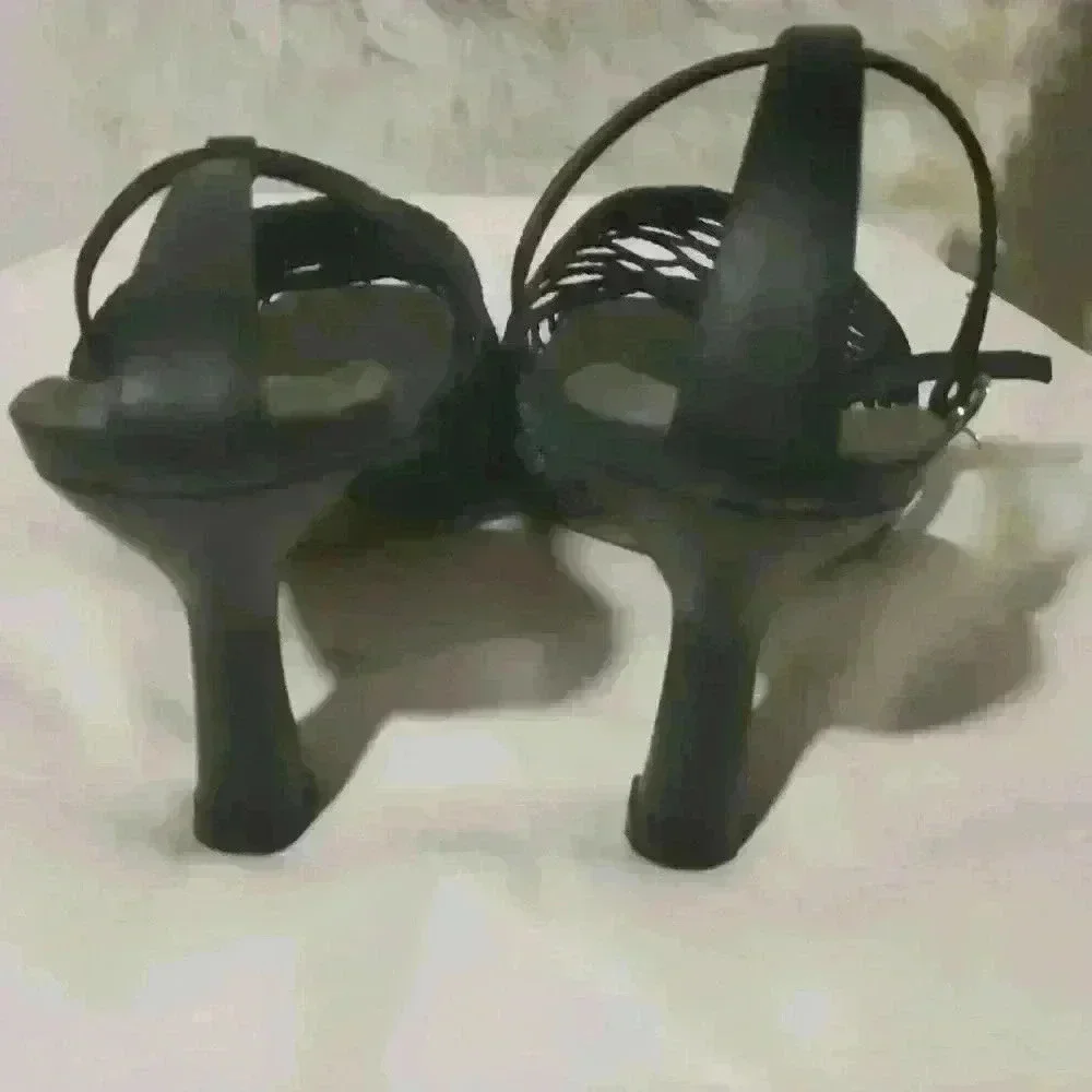 NEOUS Leather & Mesh Sandals
